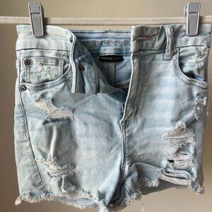 AE Ne(x)t Level Curvy High-Waisted Denim Short Short